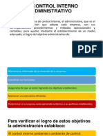 El Control Interno Administrativo