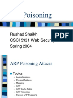 ARP Poisoning Attacks