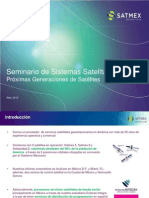 Seminario de Sistemas Satelitales: Próximas Generaciones de Satélites