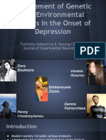 Genetic Factors in The Onset of Depression