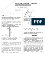 2 Lista de Exercicios Do 1 Bim Do 1 Ano Do EM Espelhos Planos