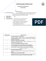 Course Outline in Assessment 1 and Principle 2