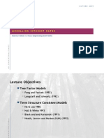 Modelling Interest Rates: Autumn 2 0 0 9