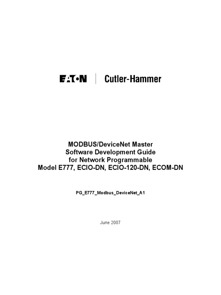 E777 Modbus Master Software Development Guide | PDF | Computing | Areas ...