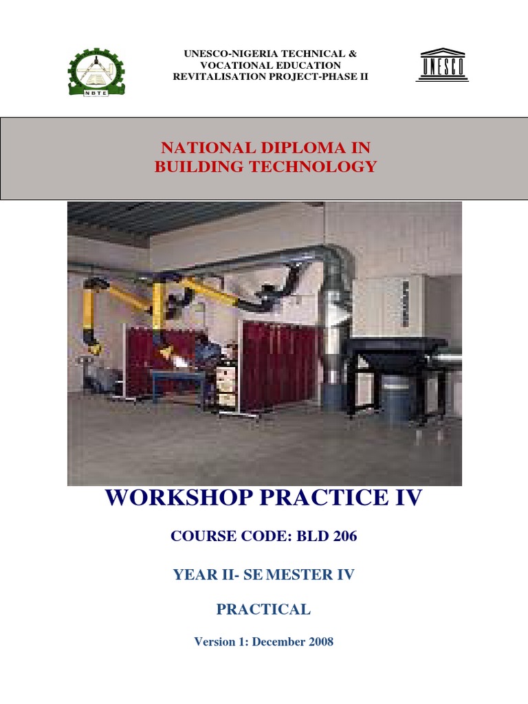 Building Technology Workshop Practice | PDF
