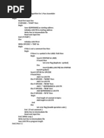 1-Pass Assembler Algorithm