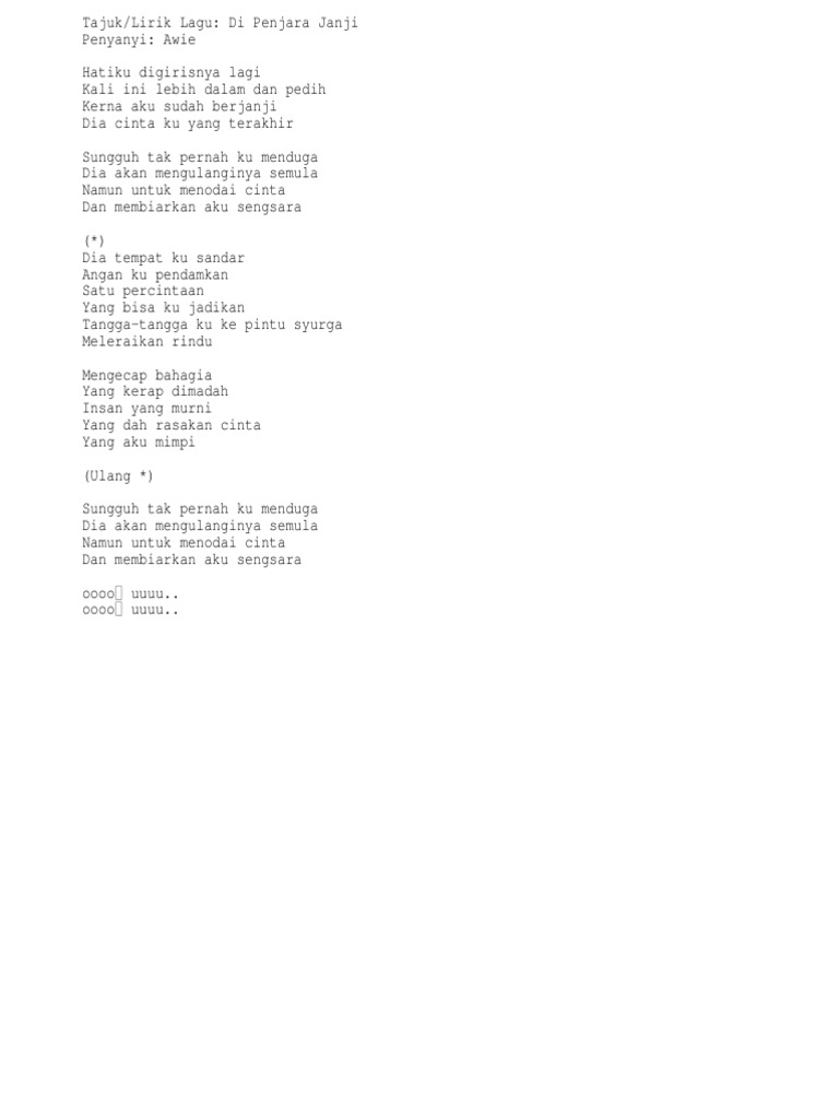 Dipenjara Janji Pdf