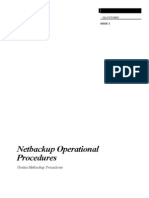 Netbackup operational procedures document