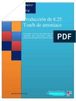 Producción 8.25 Ton/h Amoniaco