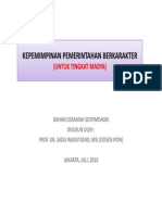 Kepemimpinan Pemerintahan Berkarakter PDF