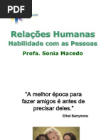 Como Seres Humanos Apresentação Da Aula de Rel.humanas Do TRabalho