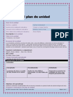 Plantilla Del Plan de Unidad