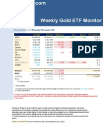Goldessential.com Weekly Gold ETF Monitor