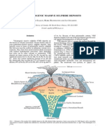 Volcanogenic Massive Sulphide Deposits: A Review of Geology and Deposit Types