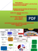 Mapa Mental Impacto Ambiental de La Ganaderia Bovina