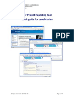 FP7 Project Reporting Tool Quick Guide For Beneficiaries: European Commission