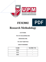 Research Method - Research Proposal