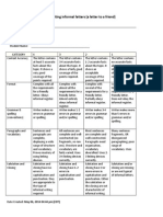 Assessing Informal Letters