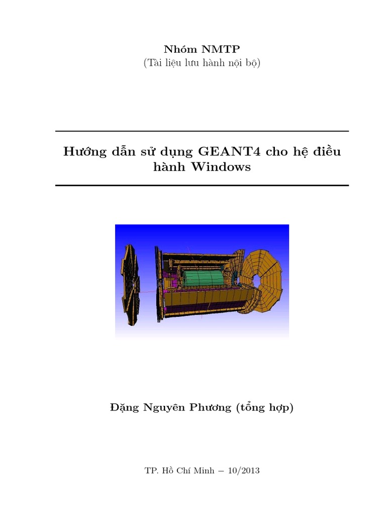 Hướng dẫn GEANT4 cho Windows | PDF