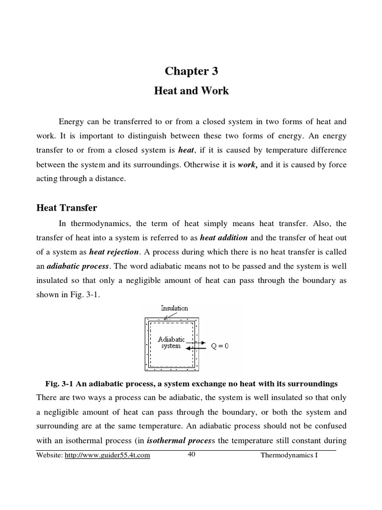 Thermo I Chapter 3 | PDF | Heat | Heat Transfer
