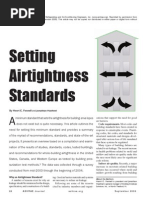 Setting Airtightness Standards: by Henri C. Fennell and Jonathan Haehnel