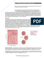 Experiment: Precipitation Hardening of Aluminum Alloys