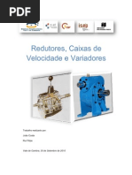 Redutores Caixas de Velocidade e Variadores