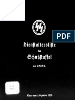 SS DAL 1 December 1936 (SS Obergruppenführer SS Obersturmführer SS Untersturmführer)