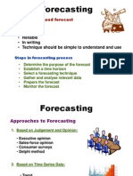 Forecasting