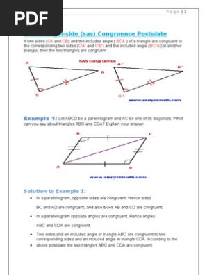 Jnb21 Postulate And Theorems Triangle Classical Geometry