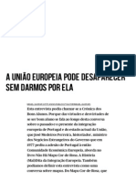 A União Europeia Pode Desaparecer Sem Darmos Por Ela - PÚBLICO