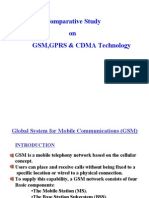 Compairative Study GSM Cdma Gprs