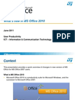 What's New in MS Office 2010