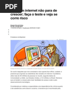 Vício Em Internet Não Para de Crescer