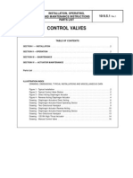 Control Valves: Installation, Operating, and Maintenance Instructions Parts List