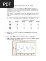 14.5.6 Minitab Time Series and Forecasting