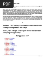 Perbedaan Penulisan Di Mana dan Dimana | PDF