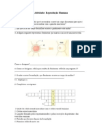 Atividade Reprodução humanaCLAUDEMIRO