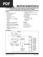 MCP23018/MCP23S18 I/O-extender