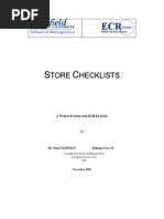 ECR Europe Store Checklist White Paper