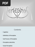 Download Cognition Definition of Perception Sub Process of Perception Perception Selectivity by mmm0912 SN22602041 doc pdf