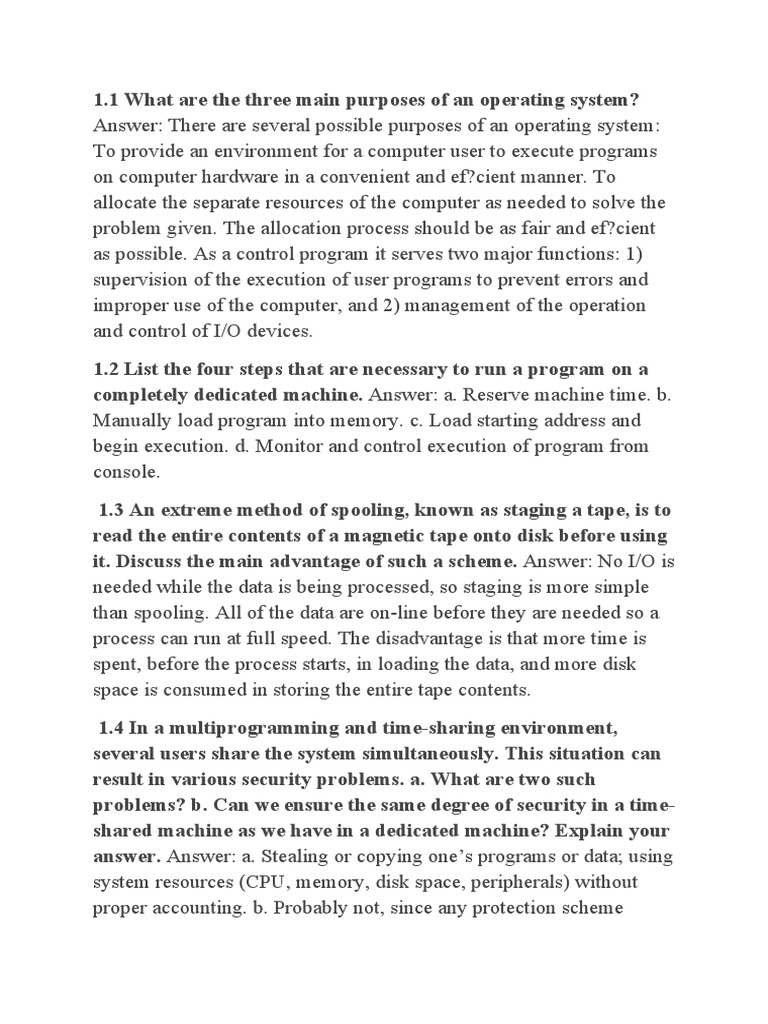 What Are The Three Main Purposes of An Operating PDF Process