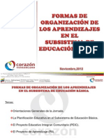 Forma de Organizar Los Aprendizajes (2)