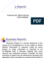 Business Reports