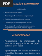 Alfabetização e Letramento