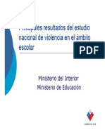 Presentacion Estudio Nacional de Violencia Escolar_2006