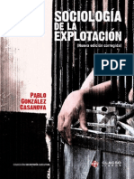 Pablo Gonzalez Casanova Sociologia de La Explotacion