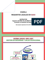 Charla Requisitos Legales S&SO - Octubre 12 de 2010