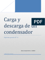 Carga y Descarga de Un Condensador