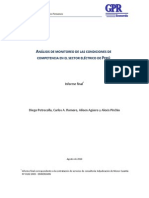 Análisis de las condiciones de competencia en el sector eléctrico peruano